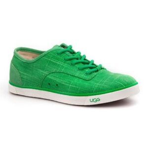 Ugg | Sherpa lined lime green sneakers | size 8